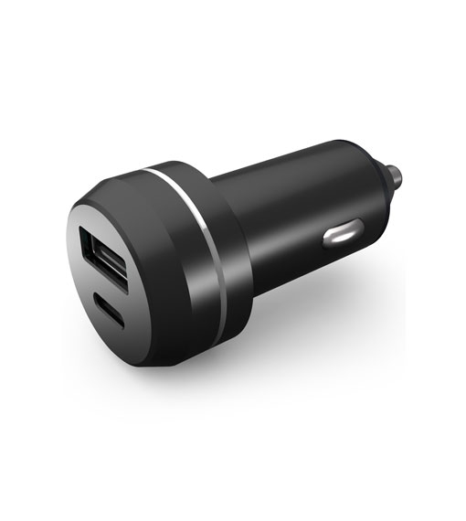 Champion Fast Charge Car Charger (USB-A och USB-C)