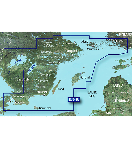 BlueChart G3 HXEU046R - Sverige, Sydöst