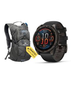 Garmin Fenix 8 AMOLED – Sapphire Grå Titan 47mm (OBS. Teton Ryggsäck på köpet!)