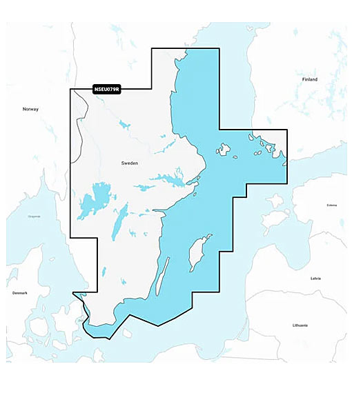 Garmin Navionics+ NSEU079R - Sverige, Sydost