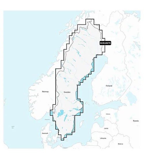 Garmin Navionics Vision+ NVEU067R- Sverige, sjöar och floder