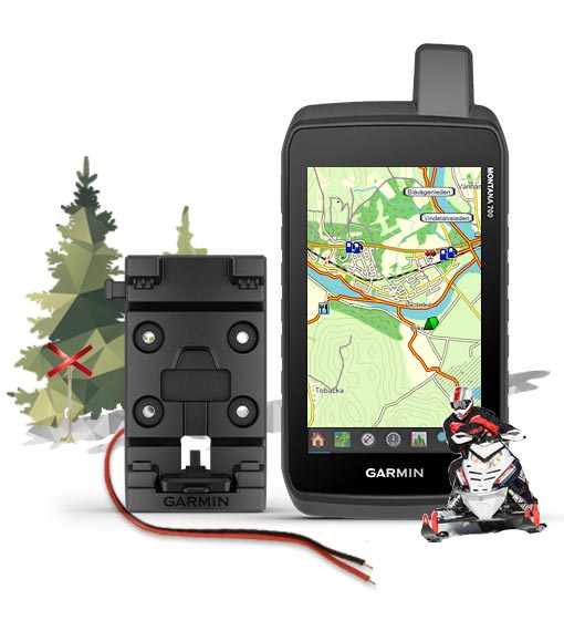 Garmin Montana 700 Skoterledspaket ”Kartman Special”