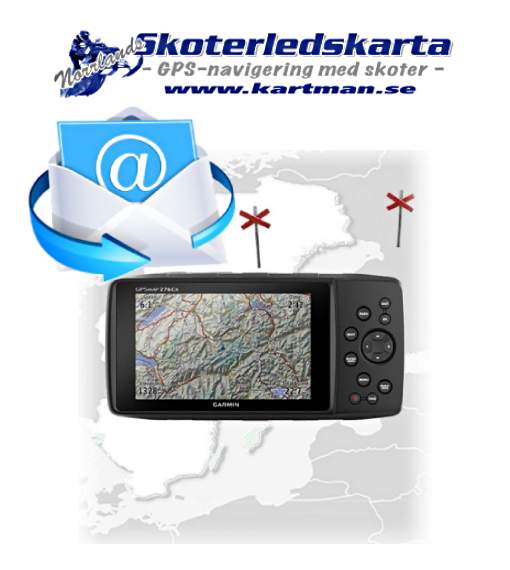 Skoterledskarta (Kartman) på Mail