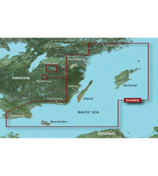 BlueChart G3 Vision VEU468S - Södertälje - Trelleborg